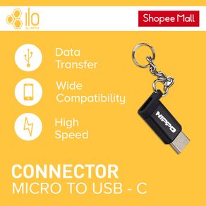 Hippo Adapter Converter Micro USB To Type C Support Android