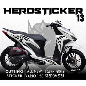 Cutting sticker ALL NEW VARIO 150 motif GRAFIK variasi 013 viral
