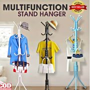 ( BISA COD ) PROMO STAND HANGER GANTUNGAN BAJU BERDIRI / GANTUNGAN BAJU COAT RACK BERDIRI STANDING TAS DAN TOPI MULTIFUNGSI MULTIFUNCTION TIANG JAKET / GANTUNGAN BAJU BERDIRI STAND WARNA