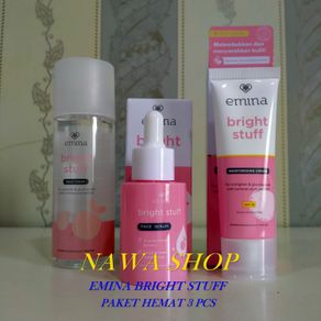 Emina Bright Stuff 1 Paket Hemat 3 Pcs Wajah Glowing