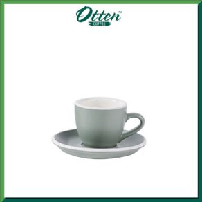 Cup and Saucer Espresso 70ml (Green Sage)