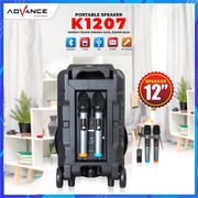 PROMO SPEAKER TERBARU Advance K1207 Speaker Meeting Bluetooth 12 Inch Free 2 Mic Wireless