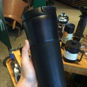 Tumbler Starbucks Reserve Black With Heat Sleeve