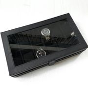 kotak jam tangan isi 12 full hitam produk original pengrajinjogja 