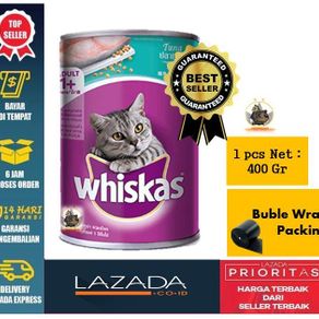 SAMPORA - Makanan Kucing Whiskas Tuna 400gr / Whiskas Can / Whiskas Kaleng 400 gram