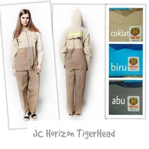 jas hujan tiger head horizon 68327 - cokelat muda