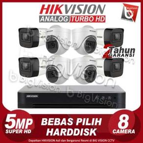 Paket kamera hikvision8 Channel