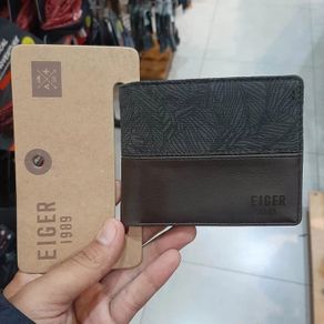 dompet eiger mist forest 1.1 wallet dompet lipat pria wanita original - cokelat