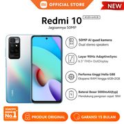 xiaomi official redmi 10 2022 4/64g smartphone - sea blue