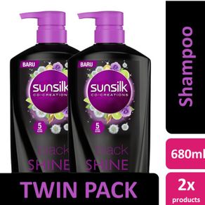 Sunsilk Shampoo Black Shine 2 x 680mL
