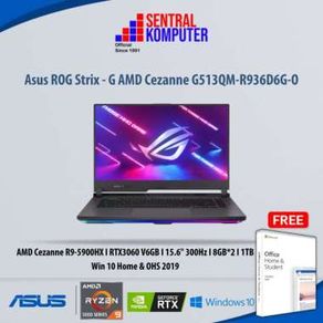 Asus ROG Strix - G G513QM-R936D6G-O-R9-5900HX-RTX 3060-16GB-1TBSSD-OHS