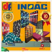 kasur busa inoac 200x180x10cm d23 original garansi kempes10th matras - random 200x120x10cm