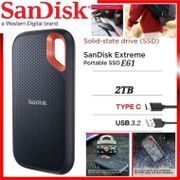 SANDISK EXTREME PORTABLE SSD V2 NVME 2TB USB-C 1050MB/s E61 ORIGINAL