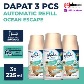 (Dapat 3 Pcs) Glade Matic Spray Refill Ocean Escape