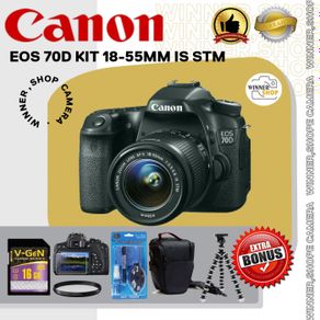 canon eos 70d kit 18-55mm is stm