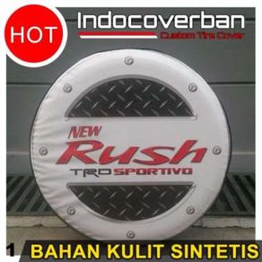 Cover Ban / Sarung Ban serep Toyota Rush New Rush TRD Sportivo White