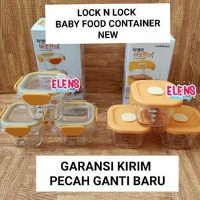 Lock Lock Baby Food Container Glass Mpasi