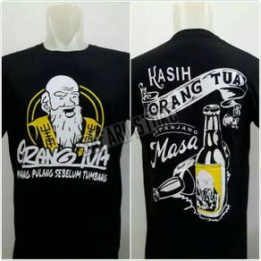 Pilihan kaos orang tua pantang pulang sebelum tumbang | 16,800.00 | Harga 6/ 2022 | ShopBack