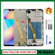 Kualitas Terbaik 6.3 "untuk Huawei Honor Play Display LCD Kaca Layar Sentuh Digitizer COR-L29 Bagian Pengganti Panel Kaca dengan Bingkai