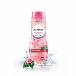 betadine feminine wash natural daun sirih all variant 110ml - pink