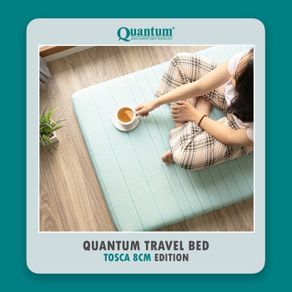 quantum travel bed tosca 8cm edition - kasur busa / lipat / gulung /