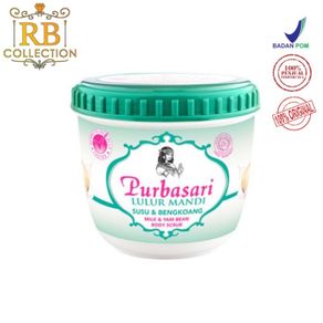 purbasari lulur mandi body scrub - susu+bengkuang