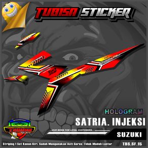 Sticker Striping Satria Fu 150 Injeksi - Stiker Striping Variasi Motor Satria Fu 150 Injeksi. TBS.SF.15