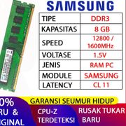 ▲ RAM /  MEMORY SAMSUNG PC DDR3 8GB (BARU) ☋