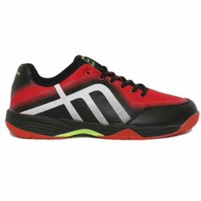 sepatu badminton original phoenix drive sepatu olahraga badminton - hitam merah 41