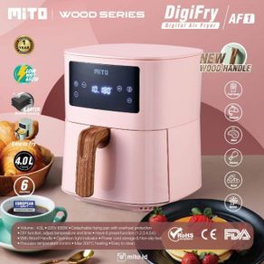 mito air fryer garansi resmi - pink