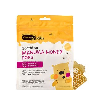 comvita kids soothing lolli pops with umf 10+ manuka honey