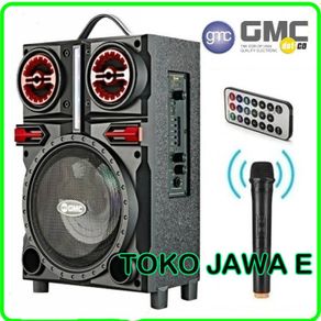 SPEAKER Portabel GMC 897R Bluetooth 897-R Ukuran 8 Iichi Suara Mantap