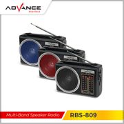 【READY STOCK】 Advance Radio RBS-809 / RBS809 FM / AM / SW1 / SW2 4 BAND RADIO / Radio Jadul + Senter