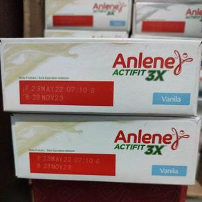 Anlene Actifit 3X Susu Bubuk Dewasa Rasa Vanila 240 Gram
