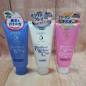 Shiseido Senka Perfect Whip /Perfect White Clay/Perfect Whip Collagen