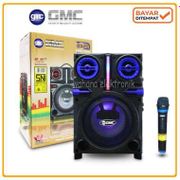 Speaker GMC 897Q Portable bluetooth spiker free mic wireless KARAOKE