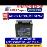 Aki Motor Gs Astra Gtz6V/Gtz7S Untuk Vario125/150,Satria Fu