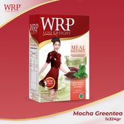 wrp meal replacement lose weight 324g ( 6 sachet ) - mocha green tea