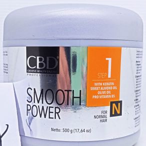 smooth power / smoothing cbd with keratin / miranda (500gr) step1 - normal