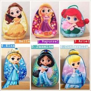 Ovalegg bag 3D princess series - tas anak