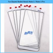 10 Buah untuk Xiaomi Redmi Note 5 Pro Layar Sentuh LCD Display Panel Kaca Luar Depan Lensa Note5 Penutup Layar Sentuh Kaca Ganti