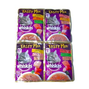 Whiskas Tasty Mix 70gr Wet Food Makanan Kucing Basah Pouch