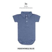 Little Palmerhaus Baby Boy Collar Bodysuit 2.0 (Jumper Bayi) 0-9 Bulan