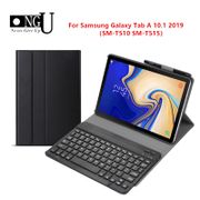 Casing Keyboard Bluetooth Ramping untuk Samsung Galaxy Tab A 10.1 2019 SM-T510 Penutup Tablet untuk Samsung T510 T515 Casing Berdiri