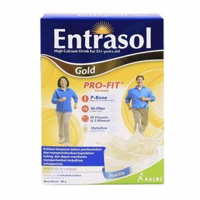 entrasol gold vanilla 185 gram (kalbe nutritionals)
