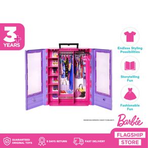 Barbie Fashionistas Purple Ultimate Closet Accessory - Mainan Aksesoris Boneka Anak Perempuan